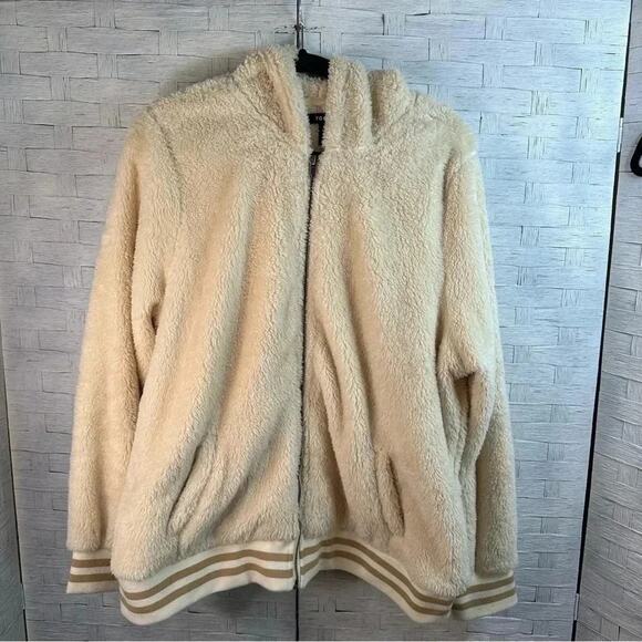 Torrid womens fuzzy jacket hoodie full zip cozycore lightweight plus size - Picture 6 of 13